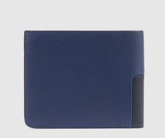 PIQUADRO PU4188W119R/BLU PORTAFOGLIO UOMO CON PORTA MONETE IN PELLE