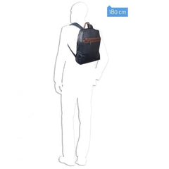 Piquadro zaino porta computer in pelle nero CA4157W83