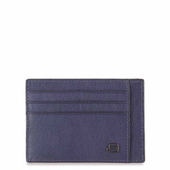 Piquadro Porta Carte Di Credito In Pelle Blu Oceano PP2762B3R/BLU4