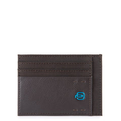 Piquadro Bustina Porta Carte Di Credito Tascabile Chevron/testa Di Moro PP2762P16
