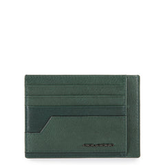 Porta Carte Di Credito Tascabile Verde Foresta Piquadro PP2762S105R/VE