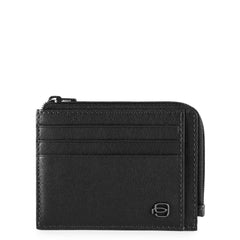 Piquadro Bustina Portamonete, Documenti E Carte Di Credito Nero PP4822B3R/N PIQUADRO PORTAFOGLIO