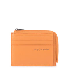 Bustina Porta Monete, Documenti E Carte Di Credito Arancio Fluo Piquadro PP4822EMR/AR