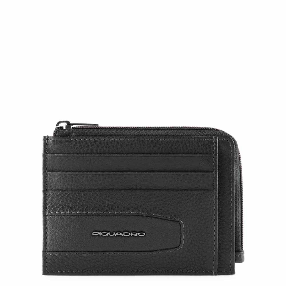 Bustina Porta Monete Nero Piquadro PP4822W101R/N
