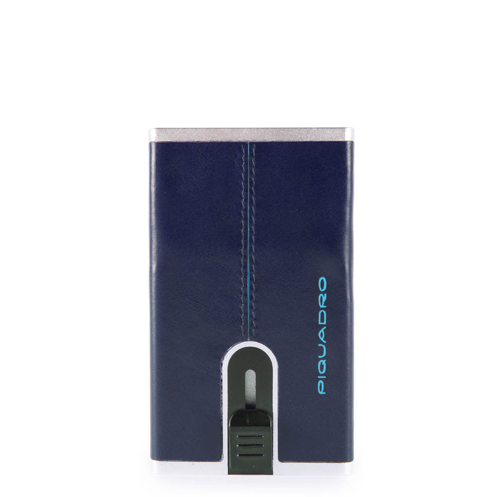 Piquadro Porta Carte Di Credito Con Sliding System Blu Notte PP4825B2R/BLU2