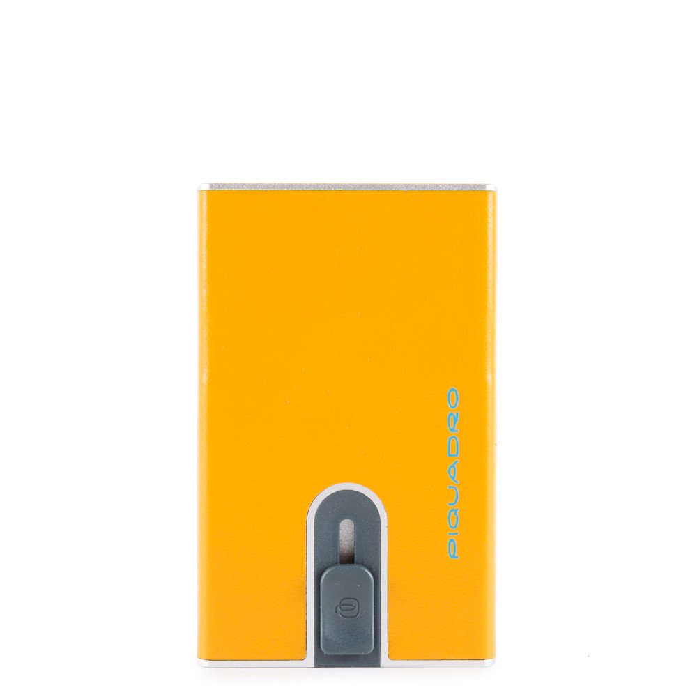 Porta Carte Di Credito Con Sliding System Giallo 8 Piquadro PP4825B2R/G8