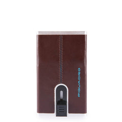Porta Carte Di Credito Con Sliding System Mogano Piquadro PP4825B2R/MO