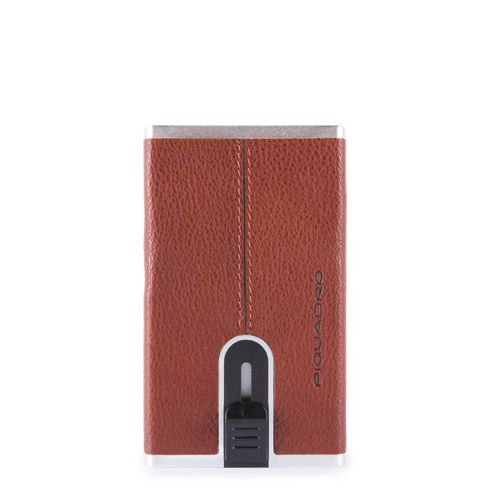 Piquadro Porta Carte Di Credito Con Sliding System Cuoio Tabacco PP4825B3R/CU