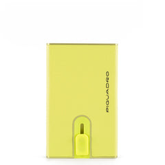 Porta Carte Di Credito Con Sliding System Giallo Fluo Piquadro PP4825EMR/G