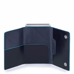 Compact Wallet Per Banconote E Carte Di Credito Blu Notte Piquadro PP4891B2R/BLU