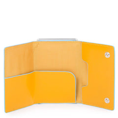 Compact Wallet Per Banconote E Carte Di Credito Giallo 8 Piquadro PP4891B2R/G8