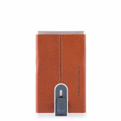 Porta Carte Di Credito Metallico Orgz.to In Pelle Arancio Piquadro PP4891B3R/AR