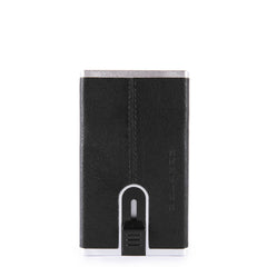 Piquadro Compact wallet per banconote e carte di credito Black Square PP4891B3R/N PIQUADRO PORTAFOGLIO PORTA DOCUMENTI