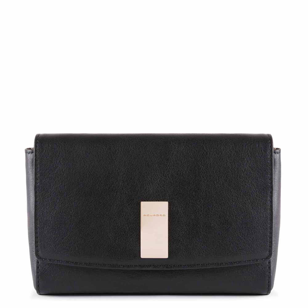 Piquadro Pochette Con Tracolla Rimovibile, Tasca Posteriore Nero PP5292DFR/N
