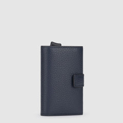 Piquadro PP5649MOSR - Porta Carte Di Credito In Metallo Blu