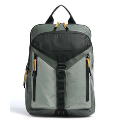 Piquadro Zaino Porta Computer In Tessuto Riciclato VERDE