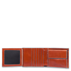 Piquadro Portafoglio Uomo Con Porta Monete Blu Notte PU1240B2/BLU2