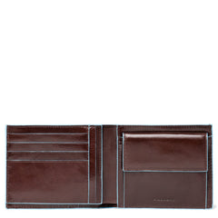 Piquadro Portafoglio Uomo Con Porta Monete Mogano PU1240B2/MO