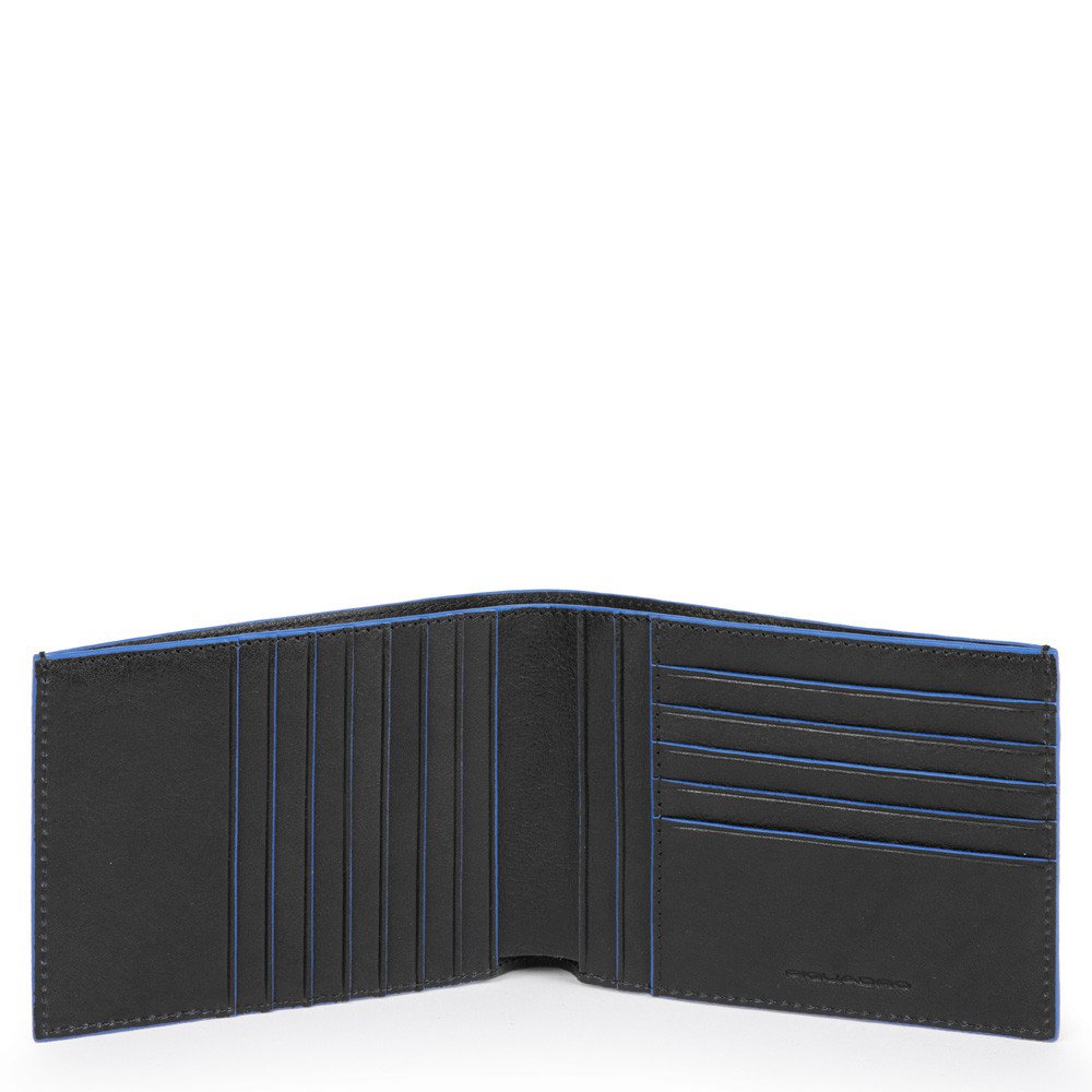 Piquadro Portafoglio Uomo Con Dodici Scomparti Porta Carte Nero PU1241B2SR