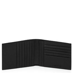 Piquadro Portafoglio Uomo Con Dodici Scomparti Porta Carte Nero PU1241B3R/N