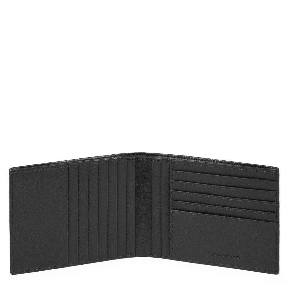 Piquadro Portafoglio Uomo Chevron/nero PU1241P16