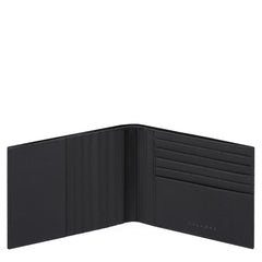 Piquadro Portafoglio Uomo Con Dodici Scomparti Porta Carte Nero PU1241S107/N