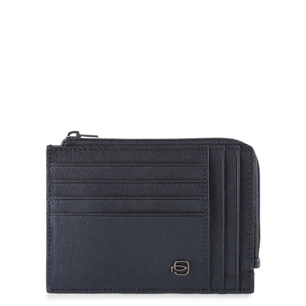 Piquadro Bustina Portamonete, Documenti E Carte Di Credito Blu Notte PU1243B3R/BLU