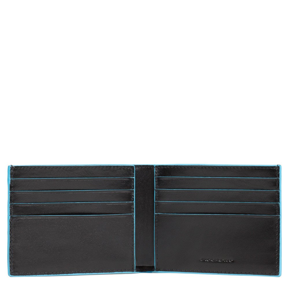 Piquadro Portafoglio Uomo Con Otto Porta Carte Di Credito Nero PU1307B2