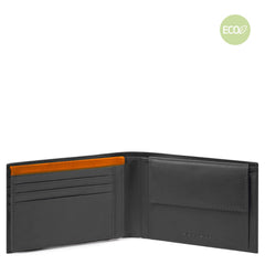 Portafoglio Uomo In Nylon Rigenerato Nero Piquadro PU1392BIO/N