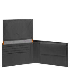 Portafoglio Uomo In Nylon Rigenerato Nero Piquadro PU1392BIO/N