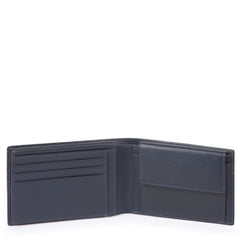 Piquadro Portafoglio Uomo Con Porta Documenti, Portamonete, Blu PU1392UB00R