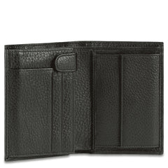 Piquadro Portafoglio Uomo Verticale Con Portamonete Nero PU1740MO