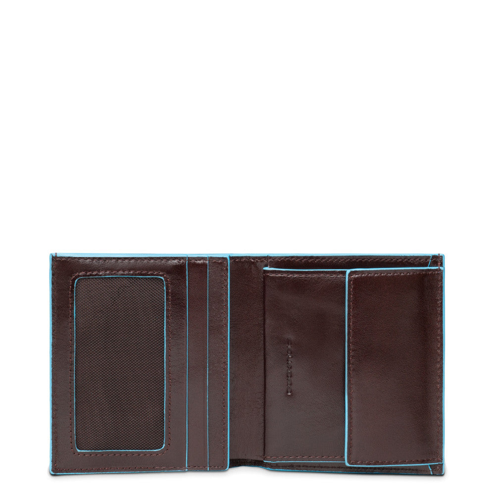 Piquadro Portafoglio Uomo Pocket Con Porta Monete Mogano PU1741B2/MO