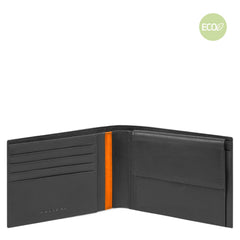 Portafoglio Uomo In Nylon Rigenerato Nero Piquadro PU257BIO/N