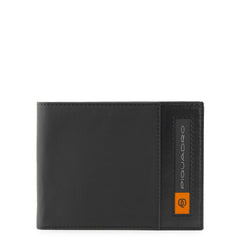 Portafoglio Uomo In Nylon Rigenerato Nero Piquadro PU257BIO/N