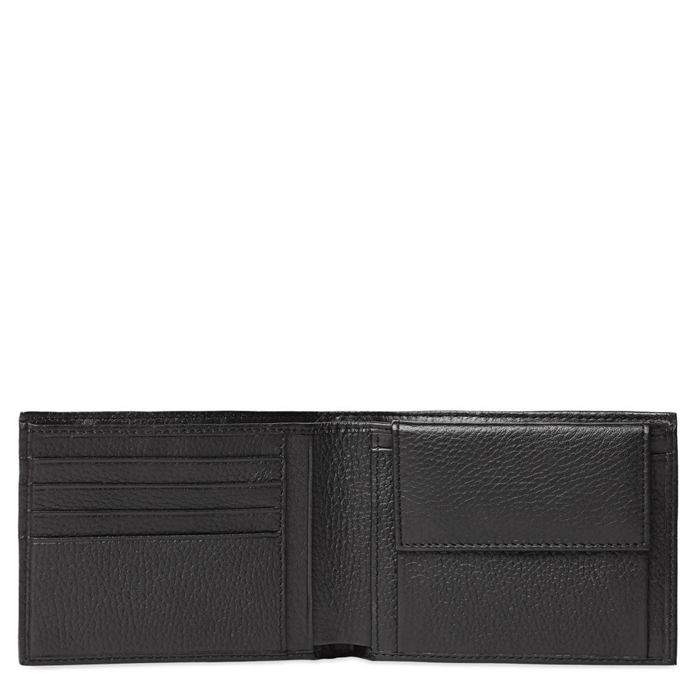 Piquadro Portafoglio Uomo Con Portamonete Nero PU257MO