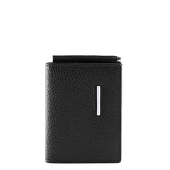 Piquadro Portafoglio Uomo Verticale Con Fermasoldi Nero PU3890MO