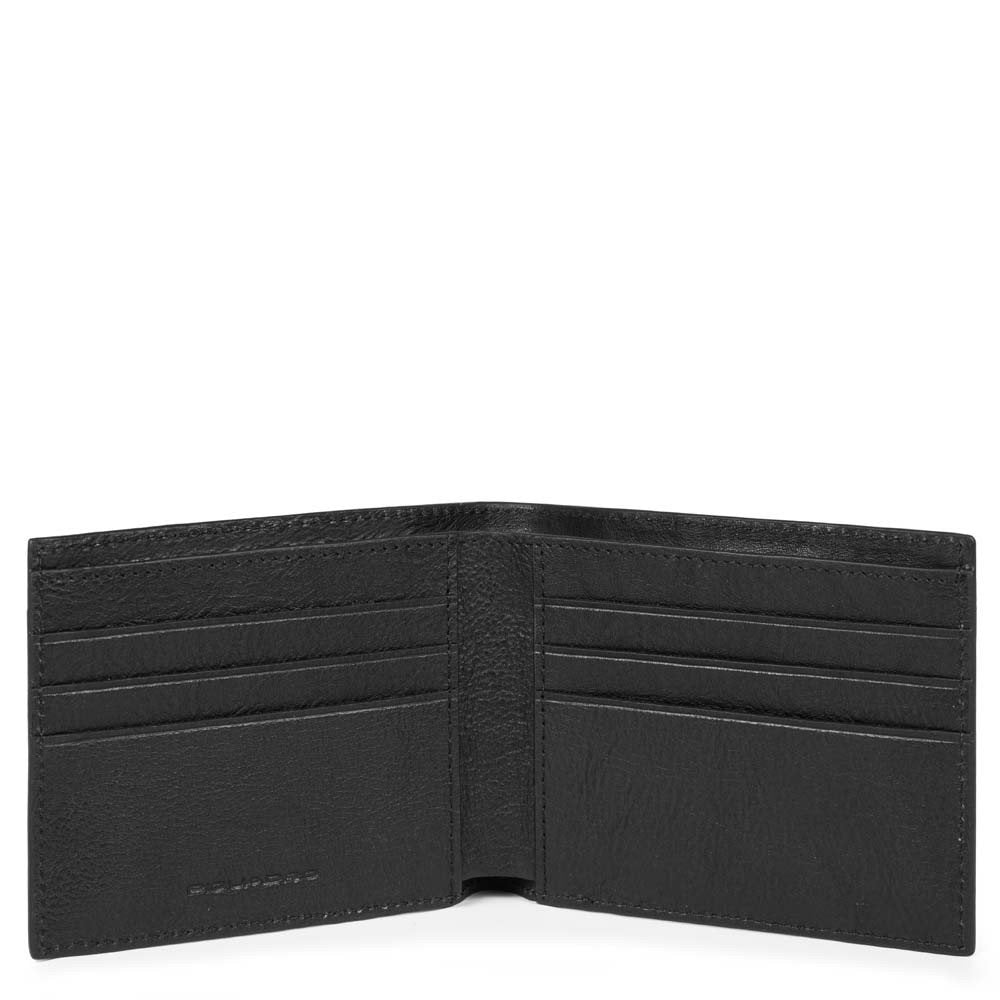 Piquadro Portafoglio Uomo Con Portadocumenti Rimovibile Nero PU3891B3R/N