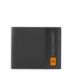 Portafoglio Uomo In Nylon Rigenerato Nero Piquadro PU3891BIO/N