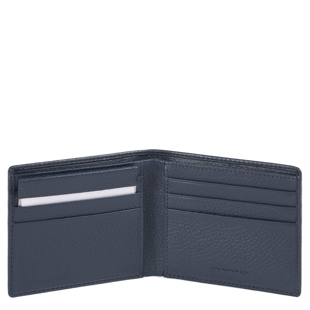 Piquadro Portafoglio Uomo Con Portadocumenti Blu PU3891MOSR/BLU