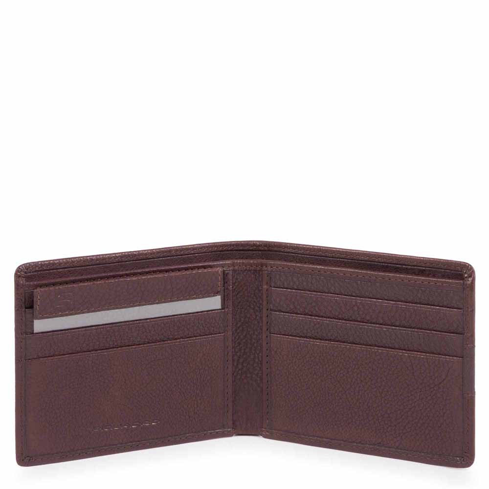 Portafoglio Uomo Con Porta Documenti Rimovibile Melanzana Piquadro PU3891W101R/M