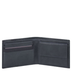 Portafoglio Uomo Con Portamonete Blu Notte Piquadro PU4188S105R/BLU