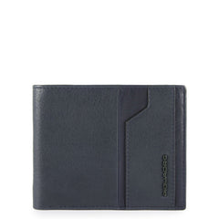 Portafoglio Uomo Con Portamonete Blu Notte Piquadro PU4188S105R/BLU