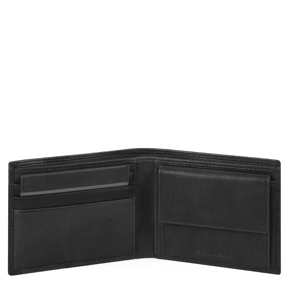 Portafoglio Uomo Con Portamonete Nero Piquadro PU4188S105R/N