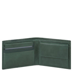 Portafoglio Uomo Con Portamonete Verde Foresta Piquadro PU4188S105R/VE