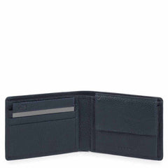 Men’S Wallet In Recycled Fabric Blu Notte Piquadro PU4188W101R/BLU