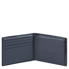 Piquadro Portafoglio Uomo Con Volantino Porta Documenti, Po Blu PU4518MOSR/BLU