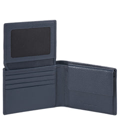 Piquadro Portafoglio Uomo Con Volantino Porta Documenti, Po Blu PU4518MOSR/BLU