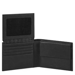 Portafoglio Uomo Con Volantino Porta Documenti Nero Piquadro PU4518S105R/N
