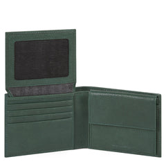 Portafoglio Uomo Con Volantino Porta Documenti Verde Foresta Piquadro PU4518S105R/VE